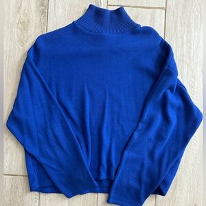 ZARA Blue Turtleneck Sweater